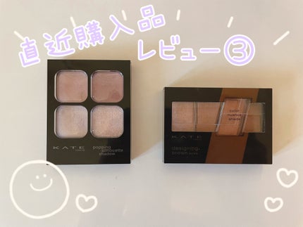 デザイニングブラウンアイズ/KATE/アイシャドウパレットを使ったクチコミ(1枚目)