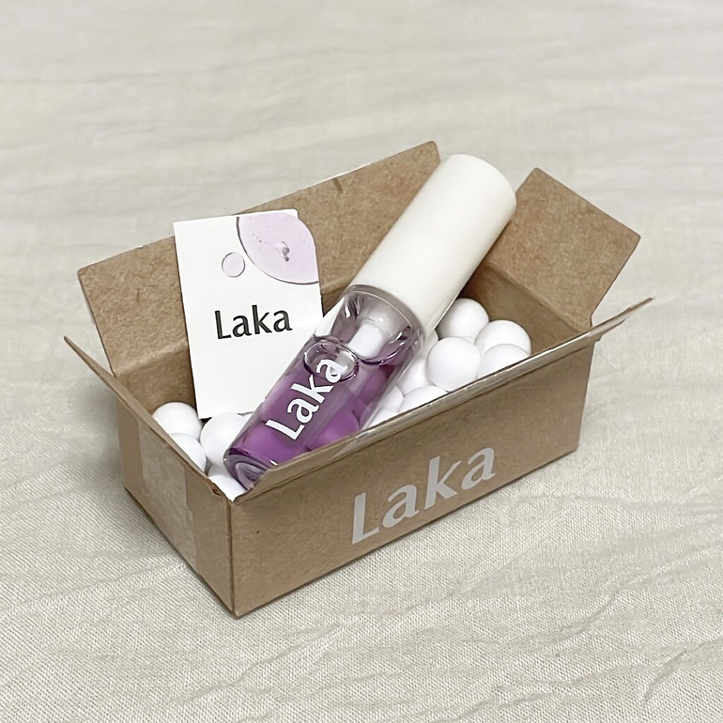 スーパーミニオイルリップ/Laka/リップケアを使ったクチコミ（1枚目）