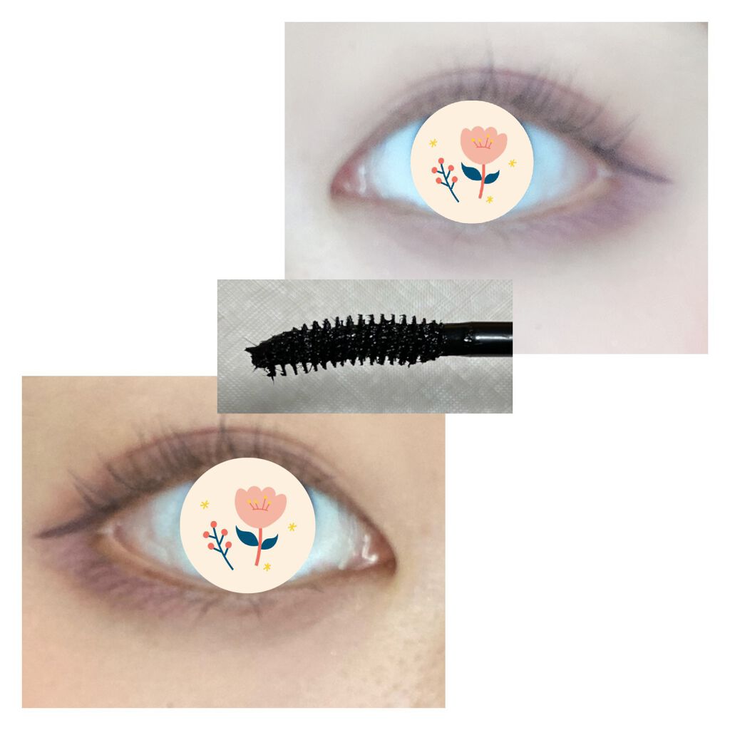 クイックラッシュカーラー ロングマスカラ/キャンメイク/マスカラを使ったクチコミ(2枚目)