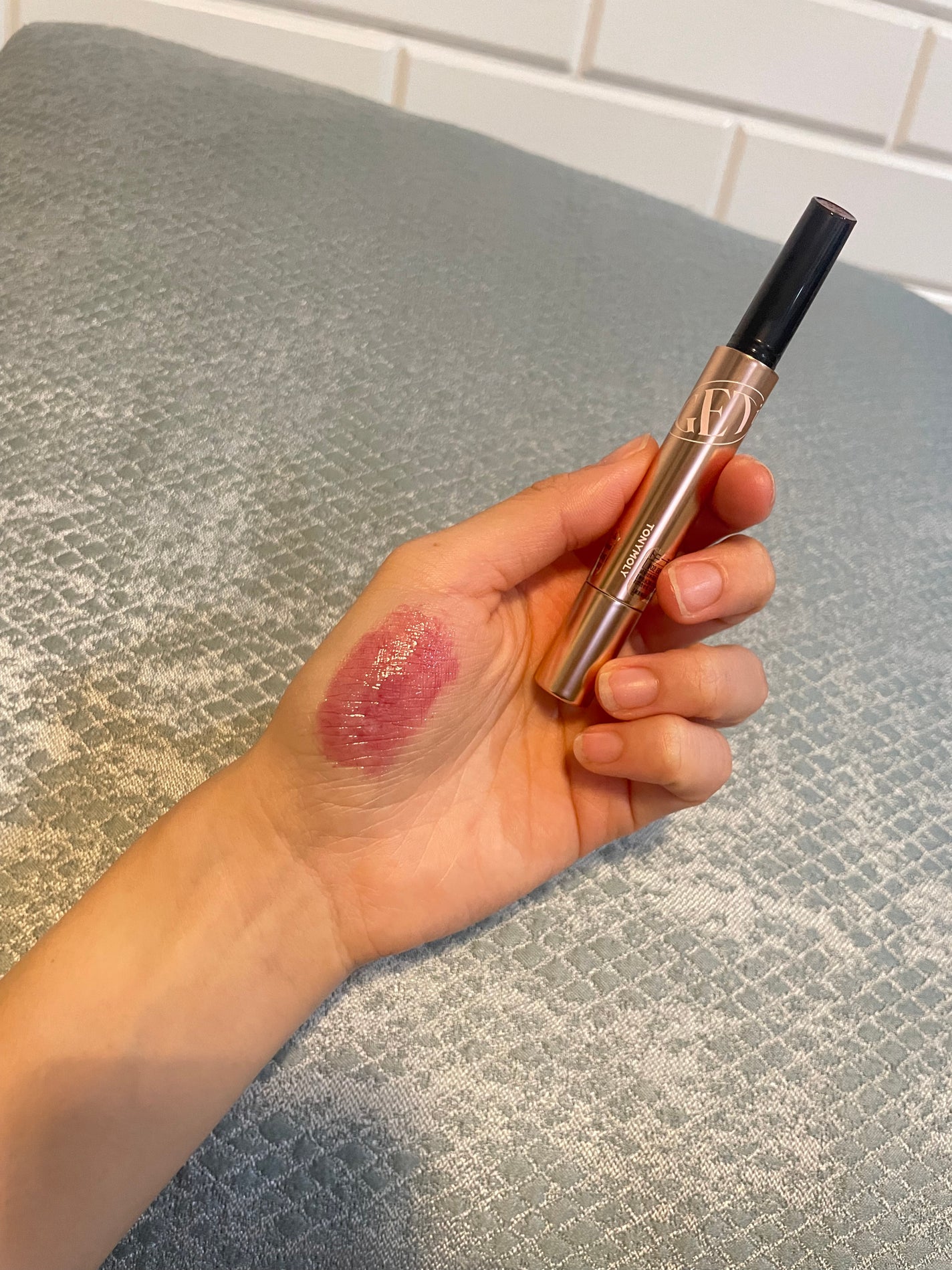 ゲットイットティントグレーズバーム/TONYMOLY/リップティントを使ったクチコミ(1枚目)