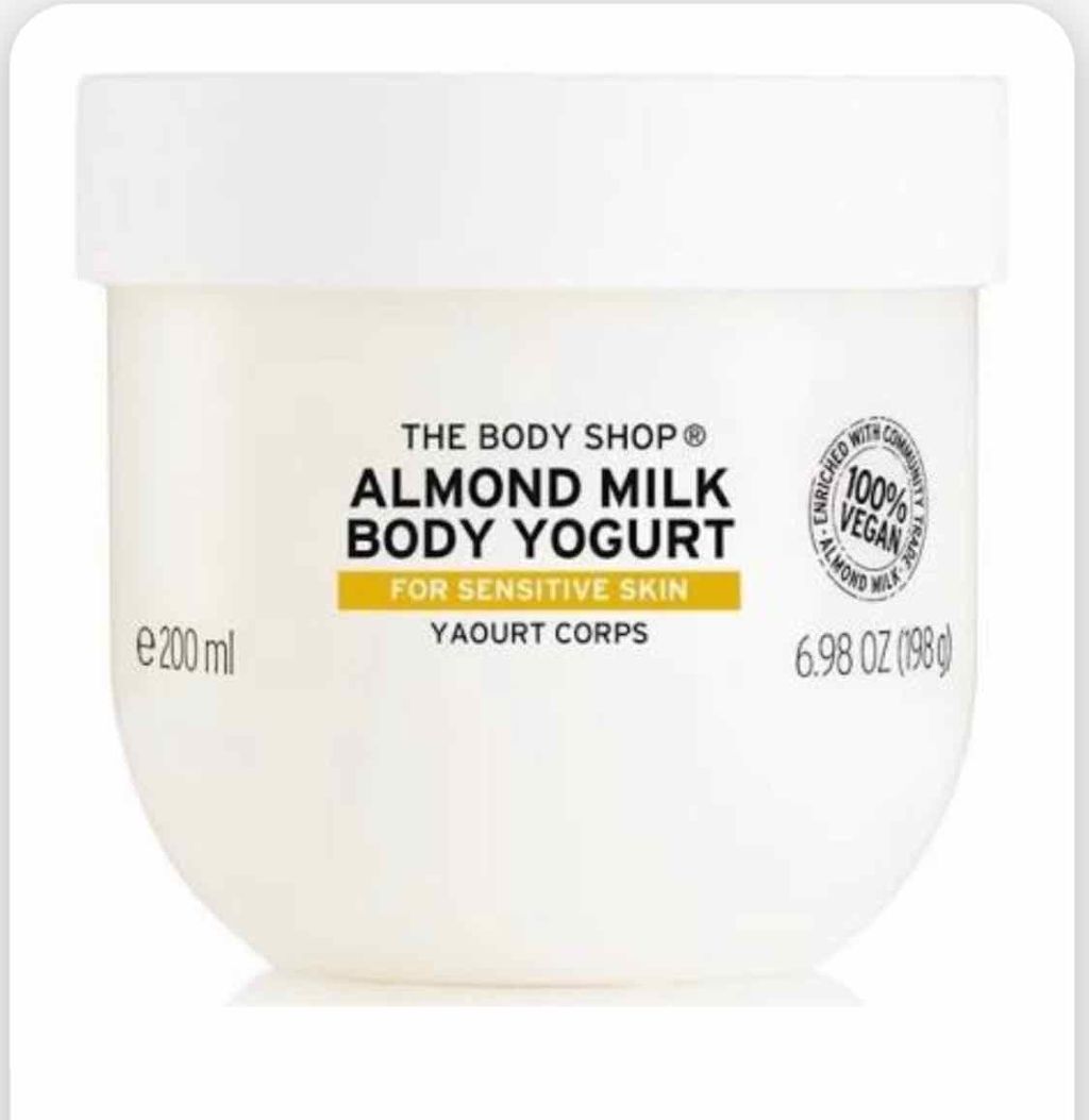 ボディヨーグルト アーモンドミルク/THE BODY SHOP/ボディローションを使ったクチコミ(1枚目)