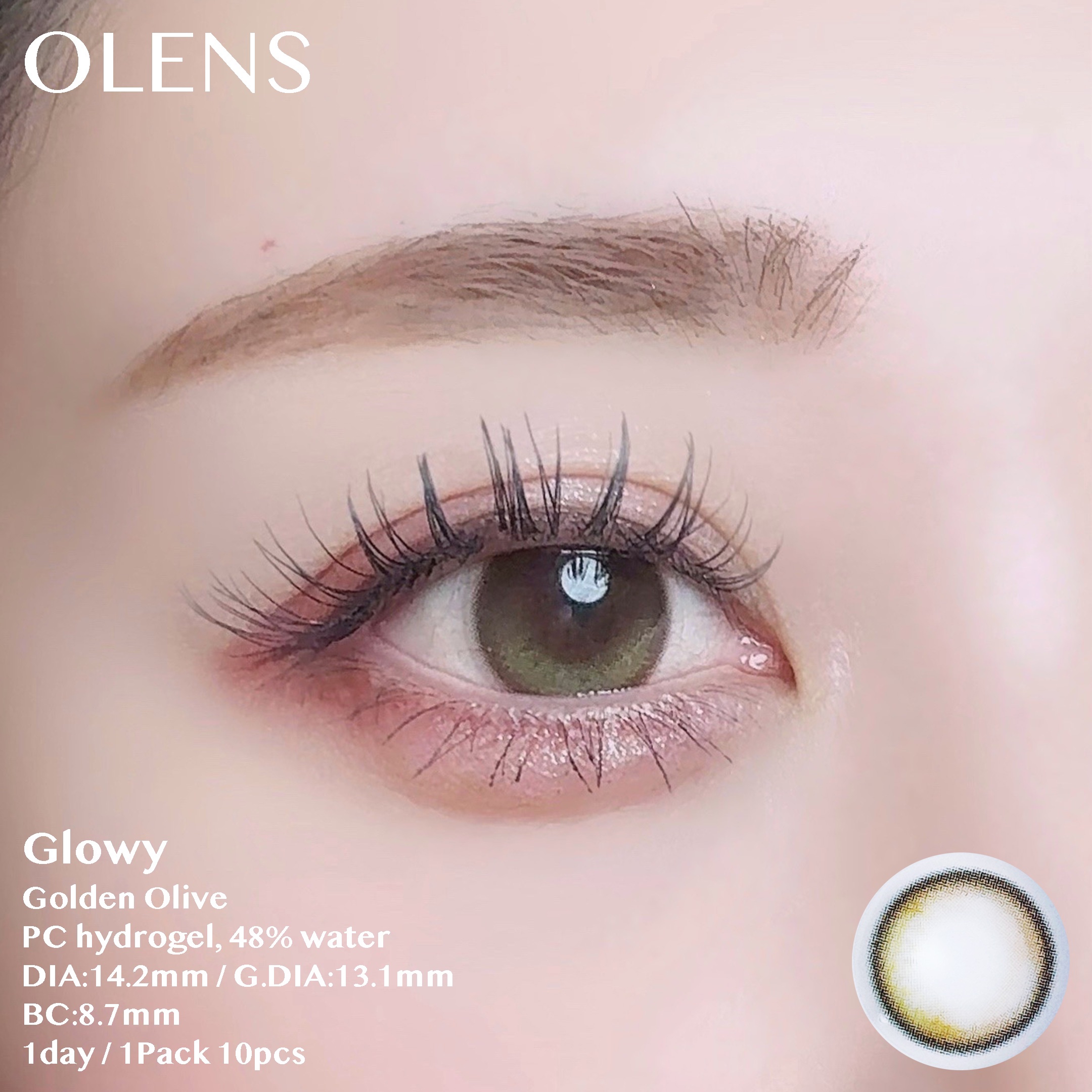 Ending 1day/OLENS/ワンデー（１DAY）カラコンを使ったクチコミ（3枚目）