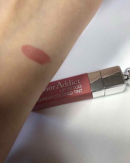 【旧】ディオール アディクト リップ ティント 351 ナチュラル ヌード/Dior/リップグロスを使ったクチコミ(3枚目)