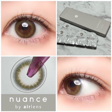 nuance by airlens/airlens/カラーコンタクトレンズを使ったクチコミ（1枚目）
