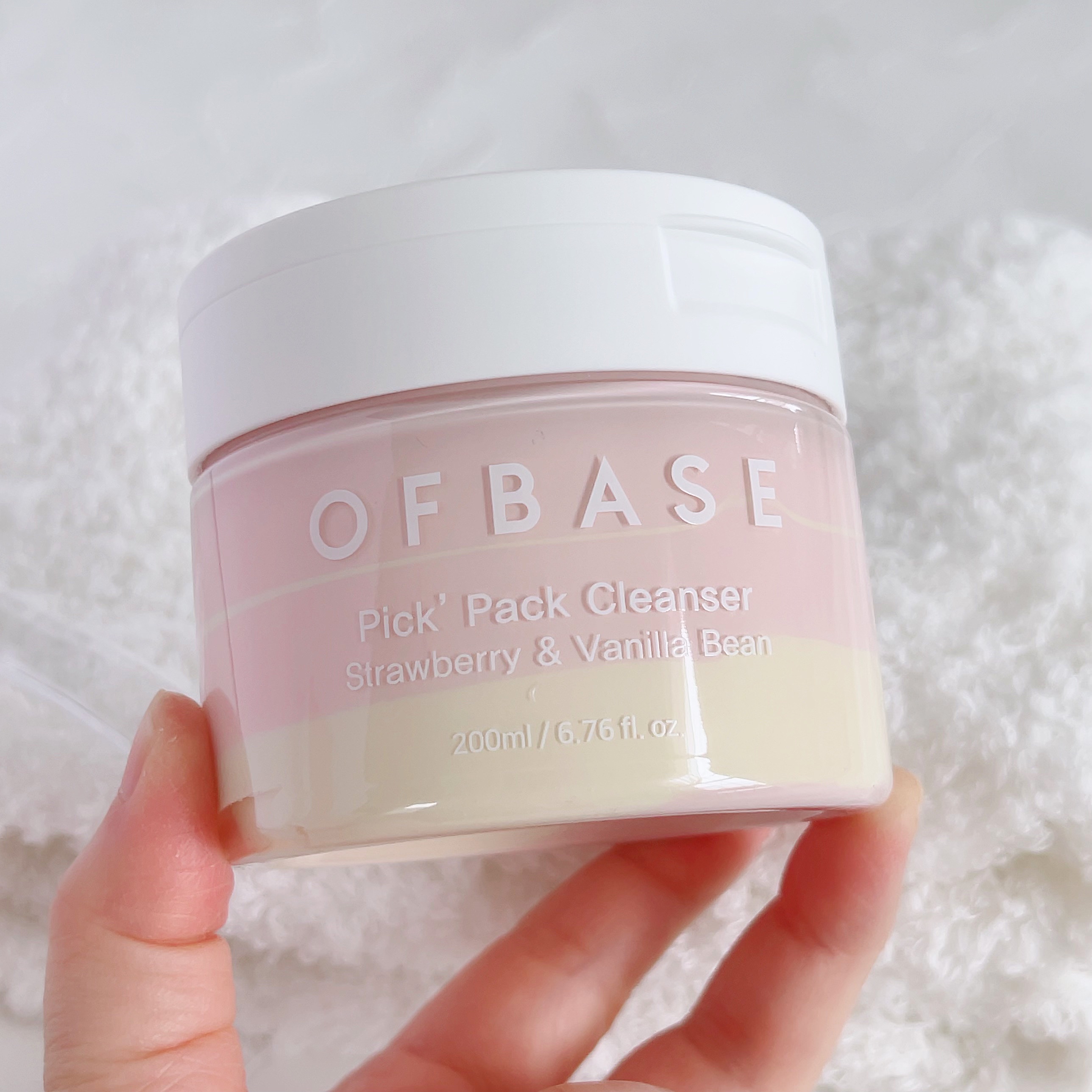 ピックパッククレンザー イチゴ&バニラビーン/OFBASE/洗い流すパック・マスクを使ったクチコミ（2枚目）