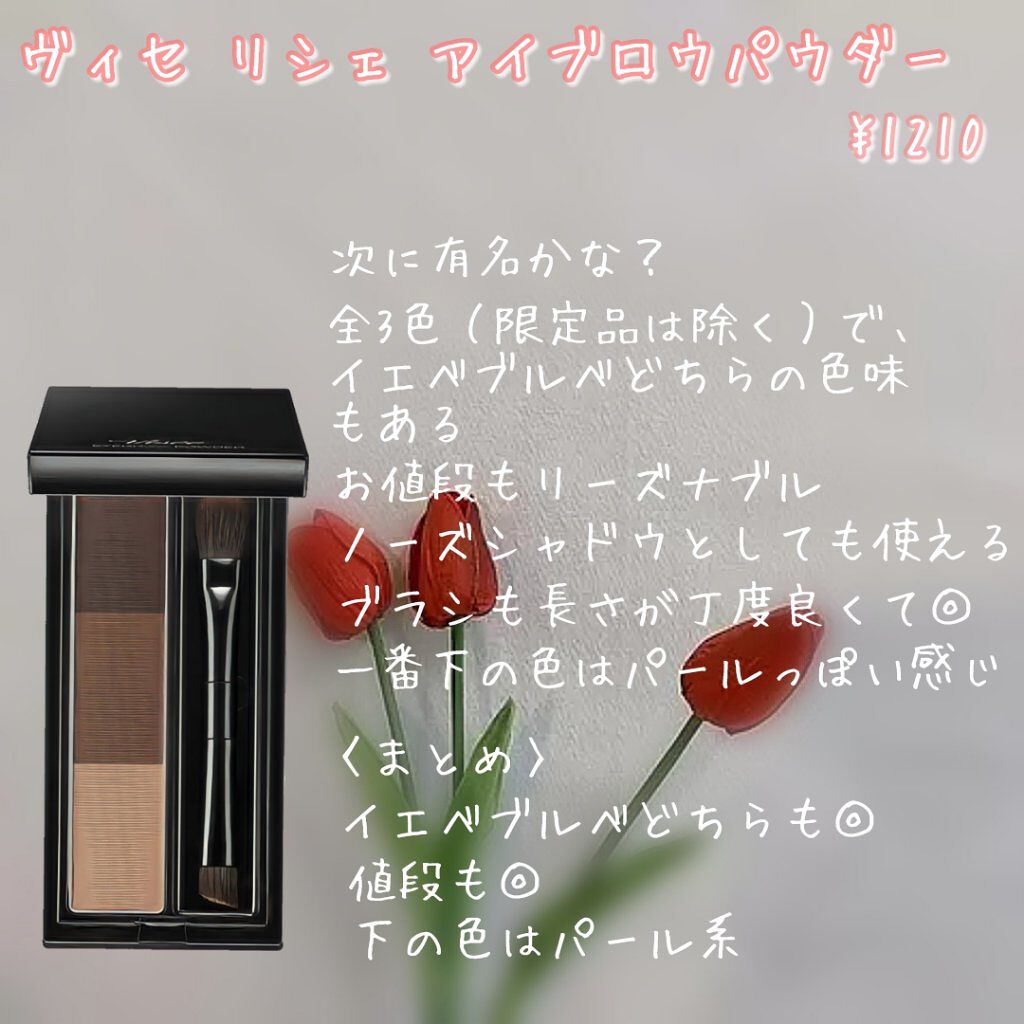 セルヴォーク インディケイトアイブロウパウダー/Celvoke/パウダーアイブロウを使ったクチコミ（3枚目）