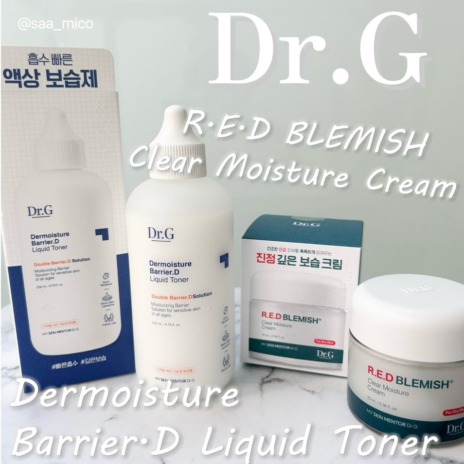 ザモイスチャーバリアDリキッドトナー/Dr.G/化粧水を使ったクチコミ(1枚目)