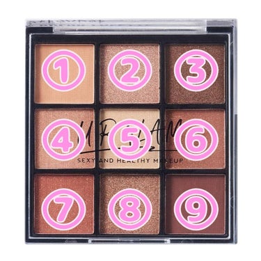 UR GLAM　BLOOMING EYE COLOR PALETTE/U R GLAM/アイシャドウパレットを使ったクチコミ（3枚目）