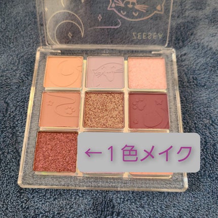 クォーツ 9色アイシャドウパレット(ドリームランドアイシャドウ)/ZEESEA/アイシャドウパレットを使ったクチコミ(1枚目)