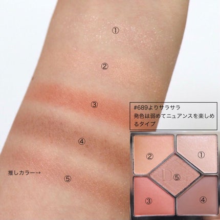 【旧】サンク クルール クチュール/Dior/アイシャドウパレットを使ったクチコミ(2枚目)