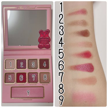 シナモン ベア メイクアップ コレクション/Too Faced/アイシャドウパレットを使ったクチコミ（2枚目）