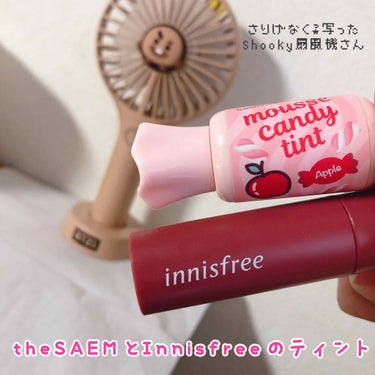 ビビッドコットン インクティント/innisfree/口紅を使ったクチコミ（2枚目）