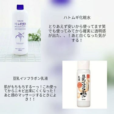 ハトムギ化粧水(ナチュリエ スキンコンディショナー R )/ナチュリエ/化粧水を使ったクチコミ（2枚目）