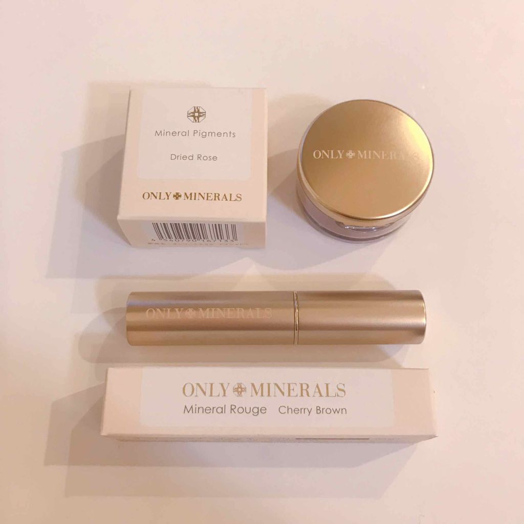 ミネラルピグメント ドライローズ/ONLY MINERALS/単色アイシャドウを使ったクチコミ（1枚目）