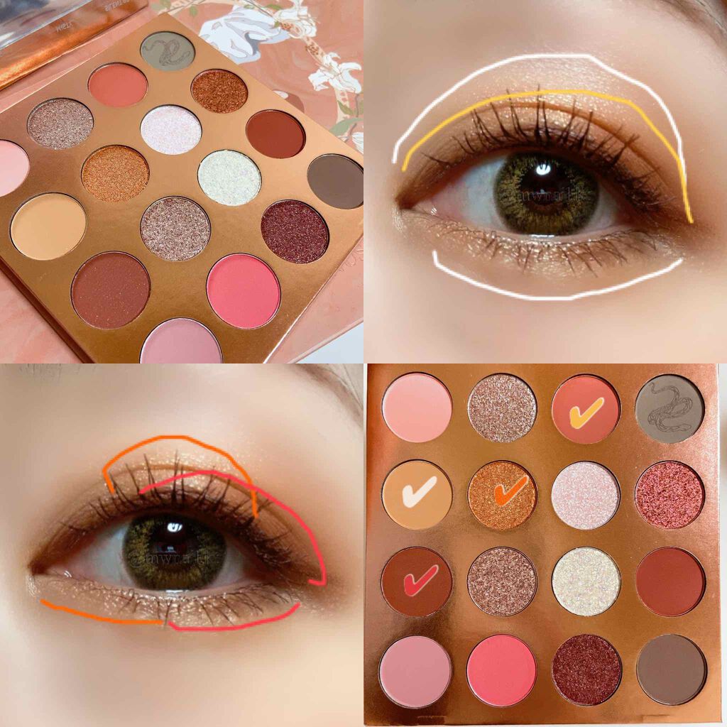 Venus Marble エデンの園 アイシャドウパレットのクチコミ「ヴィーナスマーブル 
エデンの園シリーズ✨
16色アイシャドウパレット✨



ブ.....」（3枚目）