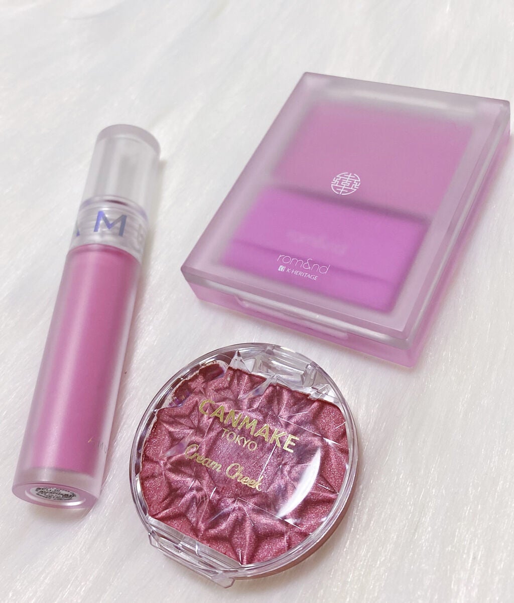 ソフトクリームチーク/AMUSE/リキッドチークを使ったクチコミ(2枚目)