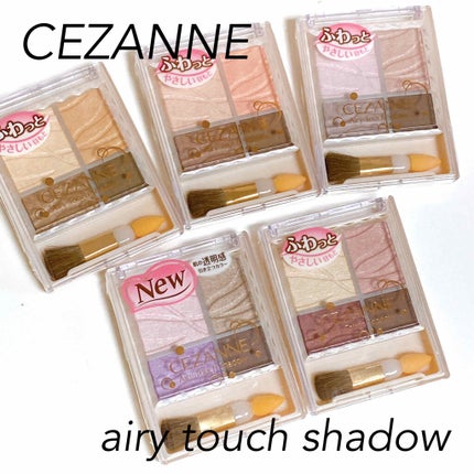 エアリータッチシャドウ/CEZANNE/アイシャドウパレットを使ったクチコミ(1枚目)