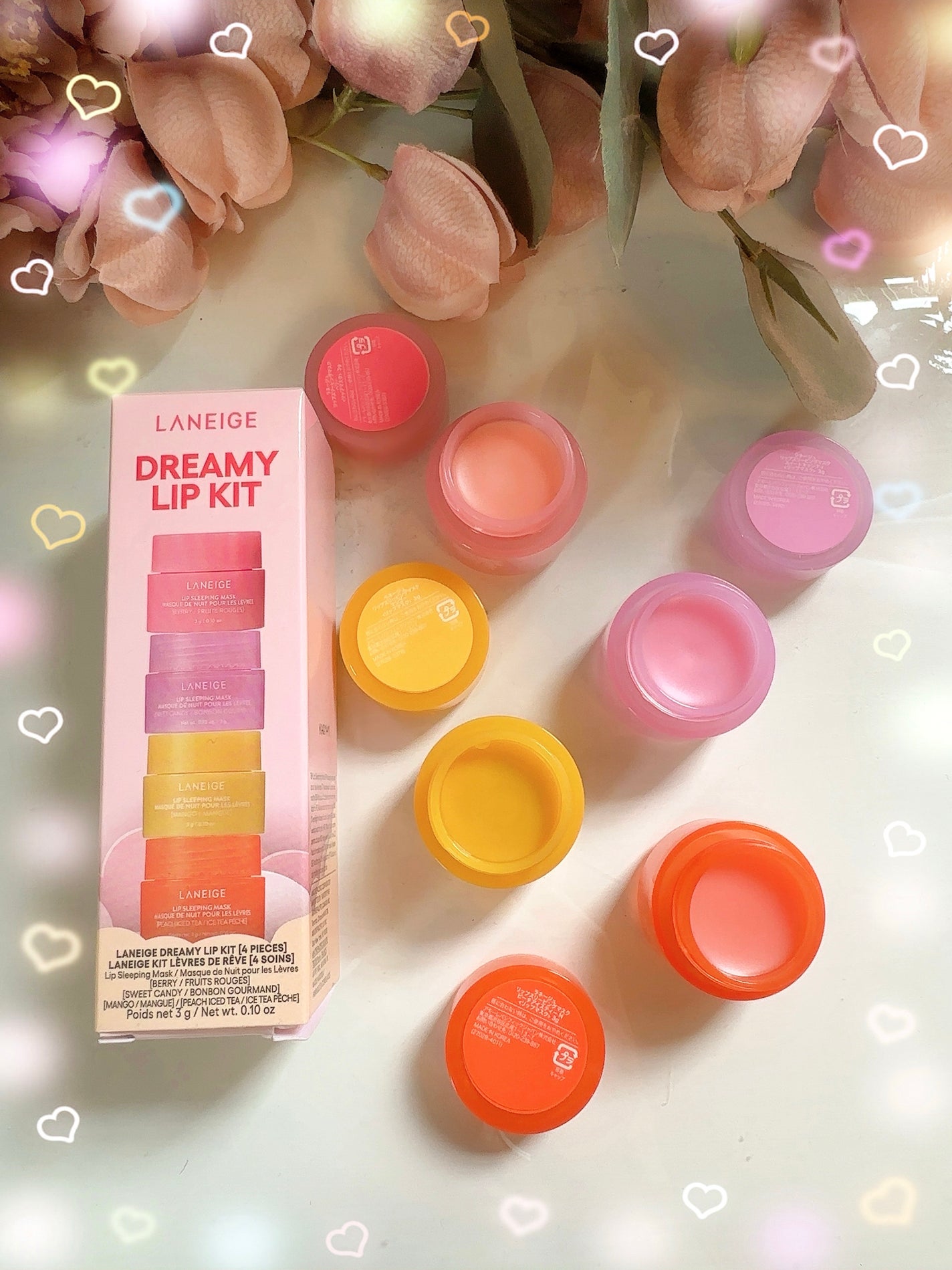 リップスリーピングマスク ドリーミーリップキット/LANEIGE/その他キットセットを使ったクチコミ(5枚目)