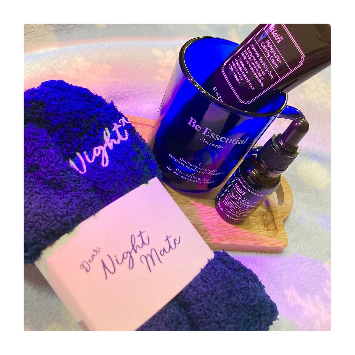 ミッドナイトブルーカーミングクリーム/Klairs/フェイスクリームを使ったクチコミ（2枚目）