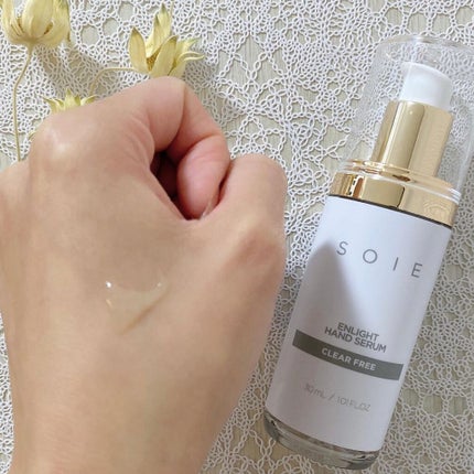 エンライトハンドセラム(ハンド美容液)無香料/SOIE/ハンドクリームを使ったクチコミ(4枚目)