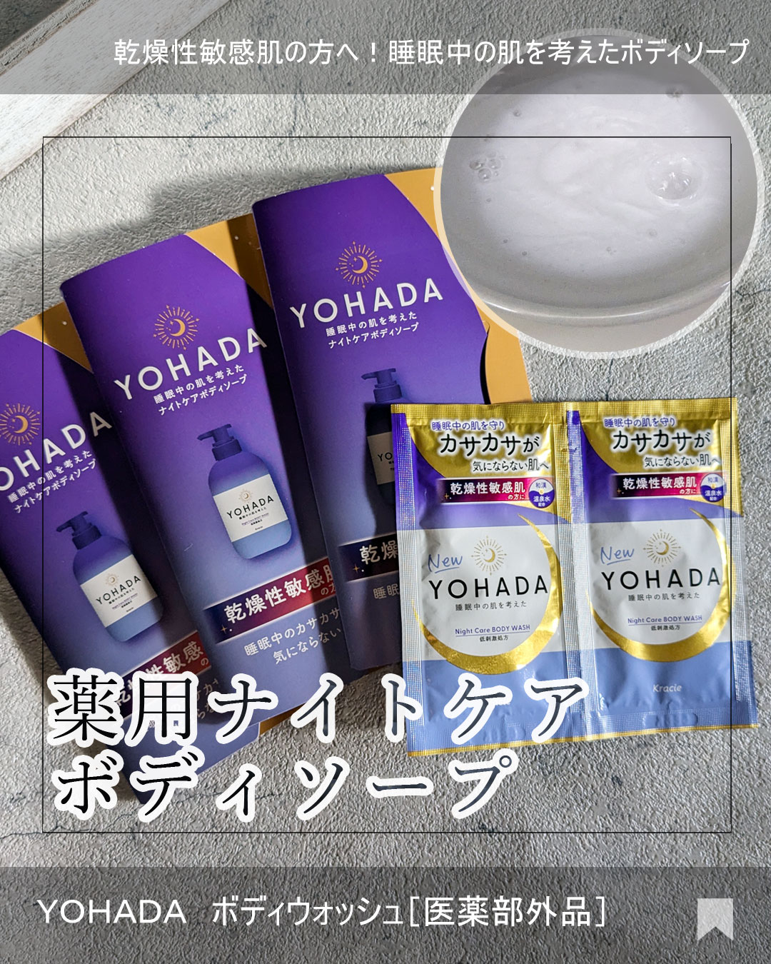 ＹＯＨＡＤＡ　ボディウォッシュ［医薬部外品］ トライアル（10mL＋10mL）/YOHADA/ボディソープを使ったクチコミ（1枚目）