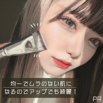 マルチファンデブラシ /ロージーローザ/メイクブラシを使ったクチコミ(5枚目)