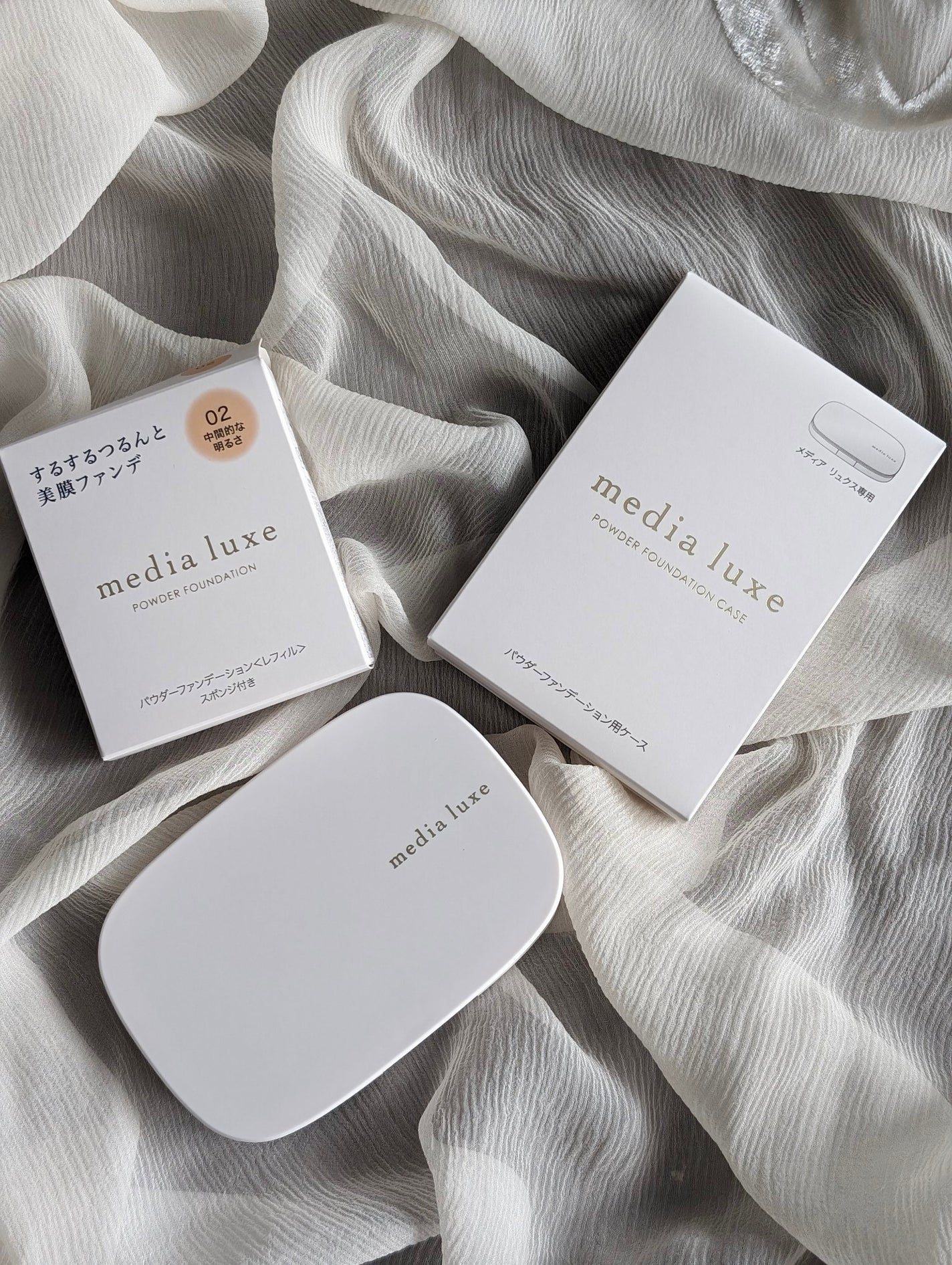 パウダーファンデーション/media luxe/パウダーファンデーションを使ったクチコミ(5枚目)