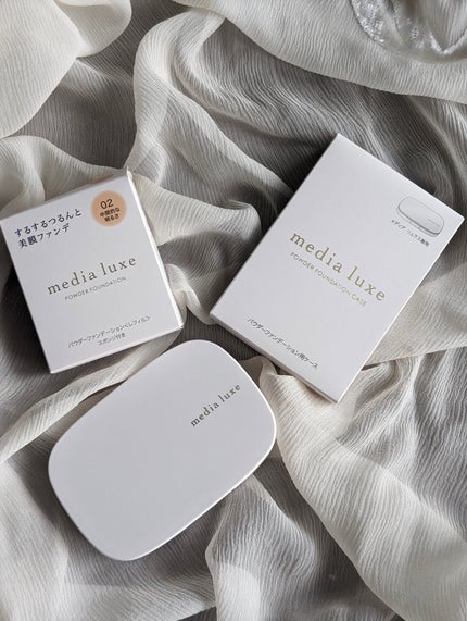 パウダーファンデーション/media luxe/パウダーファンデーションを使ったクチコミ(5枚目)