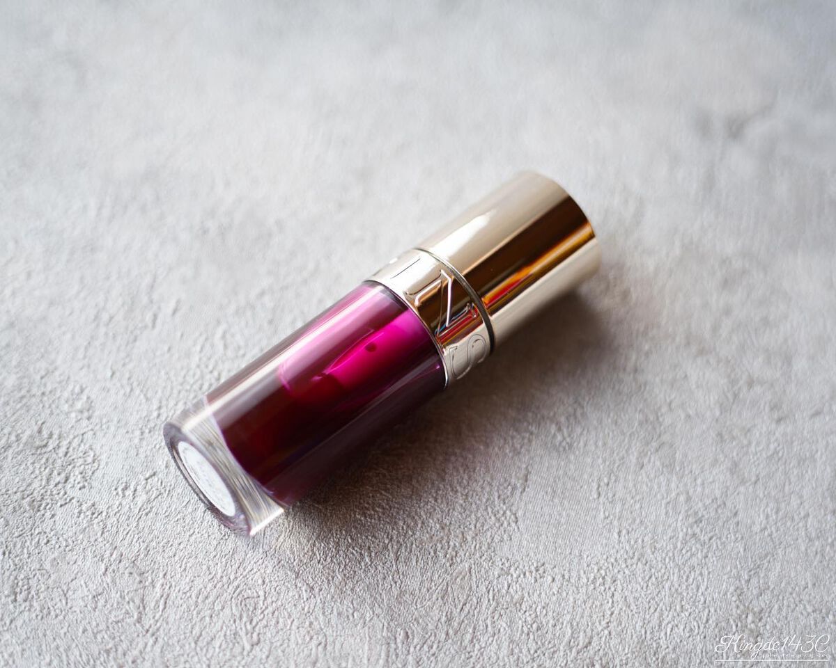 リップコンフォートオイル 10 プラム/CLARINS/リップグロスを使ったクチコミ（2枚目）