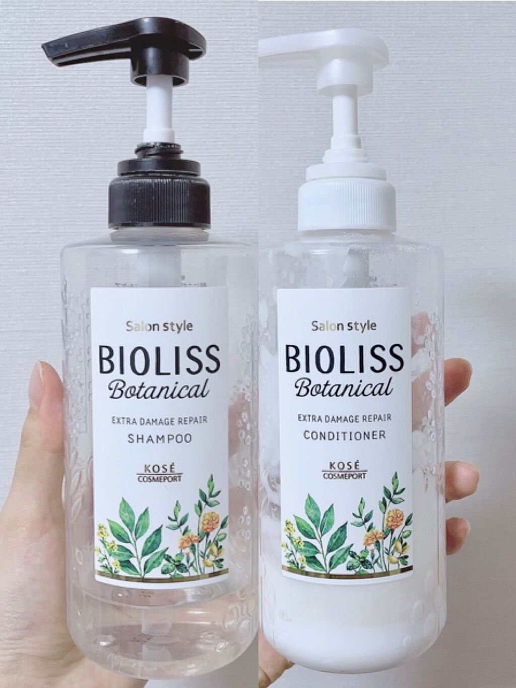 SSビオリス ボタニカル シャンプー／コンディショナー(エクストラダメージリペア) コンディショナーポンプ/SSビオリス/市販シャンプーを使ったクチコミ（2枚目）