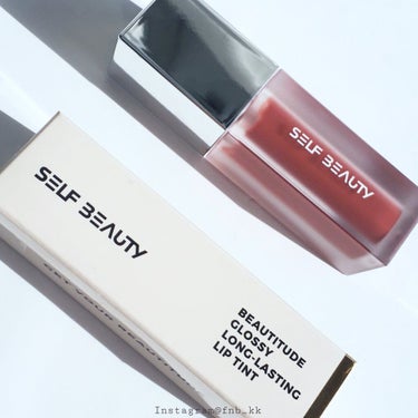 GLOSSY LIP TINT/SELF BEAUTY/口紅を使ったクチコミ（1枚目）