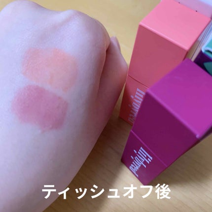 ブラッディライアー コーティングティント/lilybyred/リップティントを使ったクチコミ(3枚目)