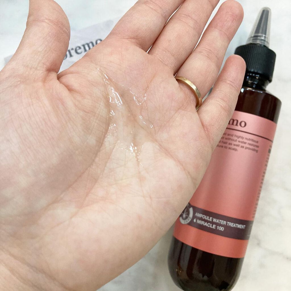 ウォータートリートメントミラクル10/moremo/洗い流すヘアトリートメントを使ったクチコミ（2枚目）