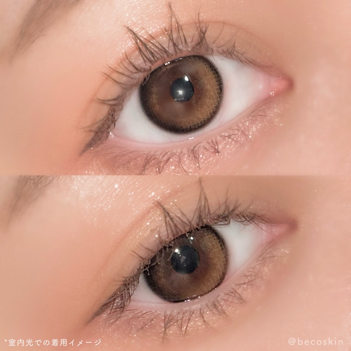 Glowy 1day/OLENS/ワンデー(1DAY)カラコンを使ったクチコミ(2枚目)
