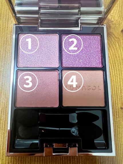 アイカラーレーション/LUNASOL/アイシャドウパレットを使ったクチコミ(2枚目)