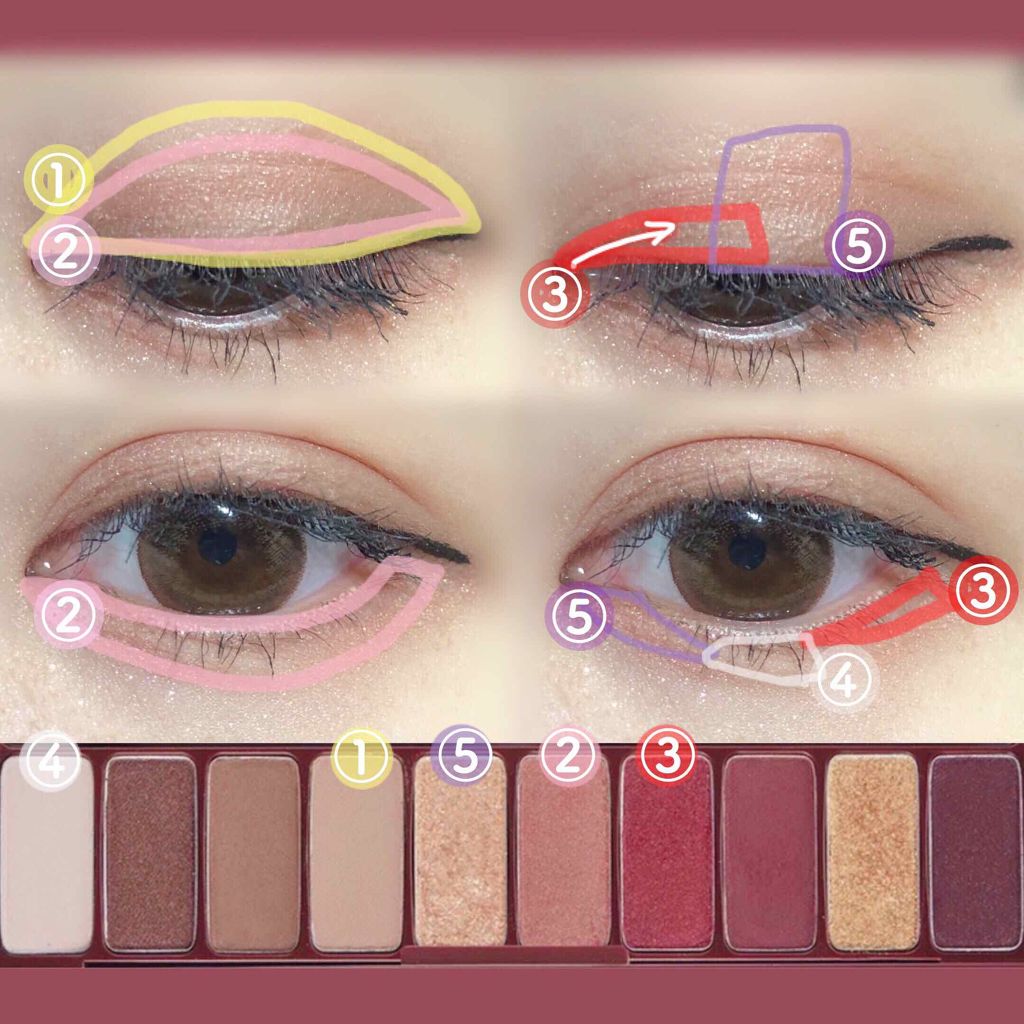 プレイカラー アイシャドウ/ETUDE/アイシャドウパレットを使ったクチコミ（2枚目）