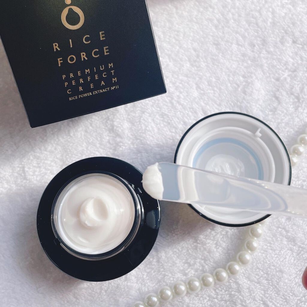 プレミアムパーフェクトクリーム/ライスフォース/フェイスクリームを使ったクチコミ(3枚目)