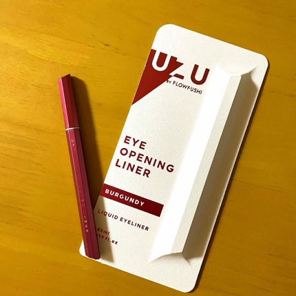 EYE OPENING LINER/UZU BY FLOWFUSHI/リキッドアイライナーを使ったクチコミ(1枚目)