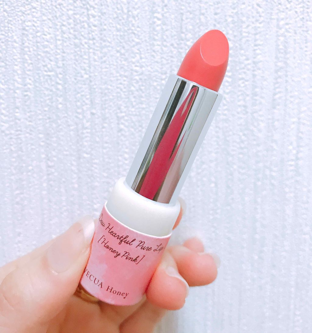 ワンダーハニー ハートフルなピュアリップ/VECUA Honey/口紅を使ったクチコミ（2枚目）