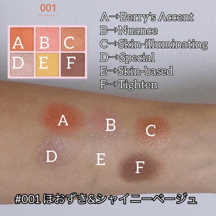 オーラクリエイション/BLEND BERRY/アイシャドウパレットを使ったクチコミ(4枚目)