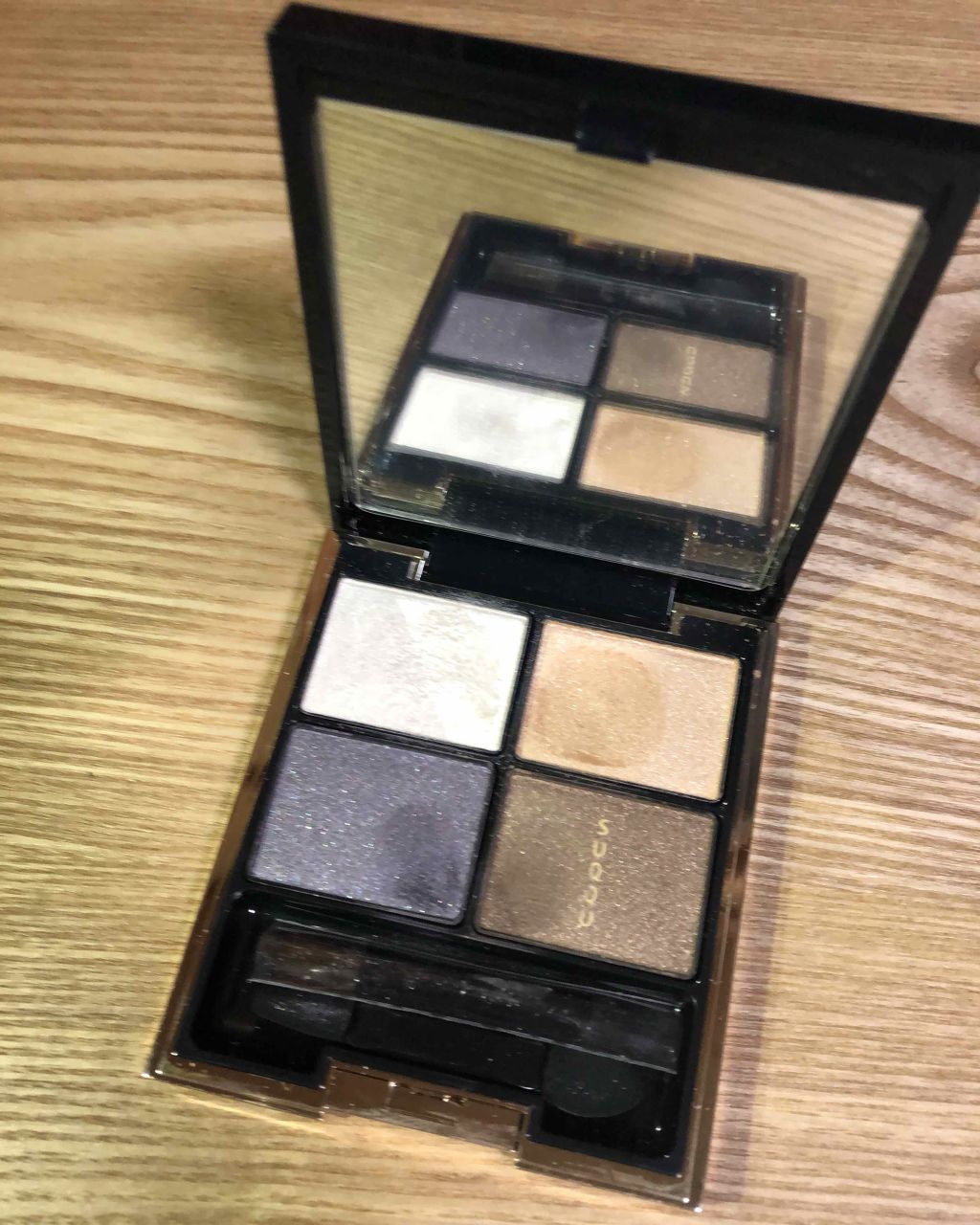 デザイニング カラー アイズ 05 蒼雫(AOSHIZUKU)/SUQQU/アイシャドウパレットを使ったクチコミ（1枚目）