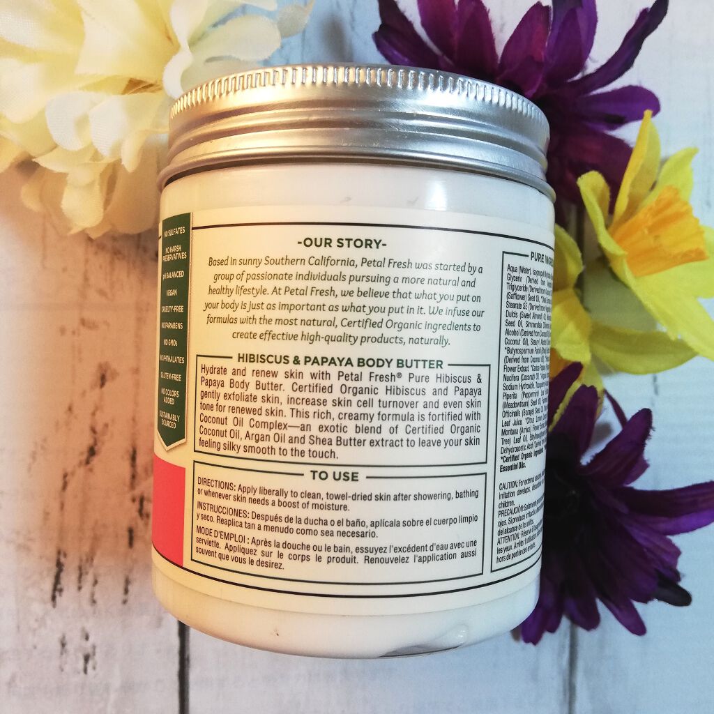 BODY BATTER　 HIBISCUS&PAPAYA/Petal Fresh Pure(ペタルフレッシュピュア)/ボディクリームを使ったクチコミ（3枚目）