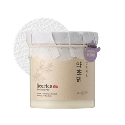 ナチュラルハーブ リコリス スージング パッド SKINFOOD