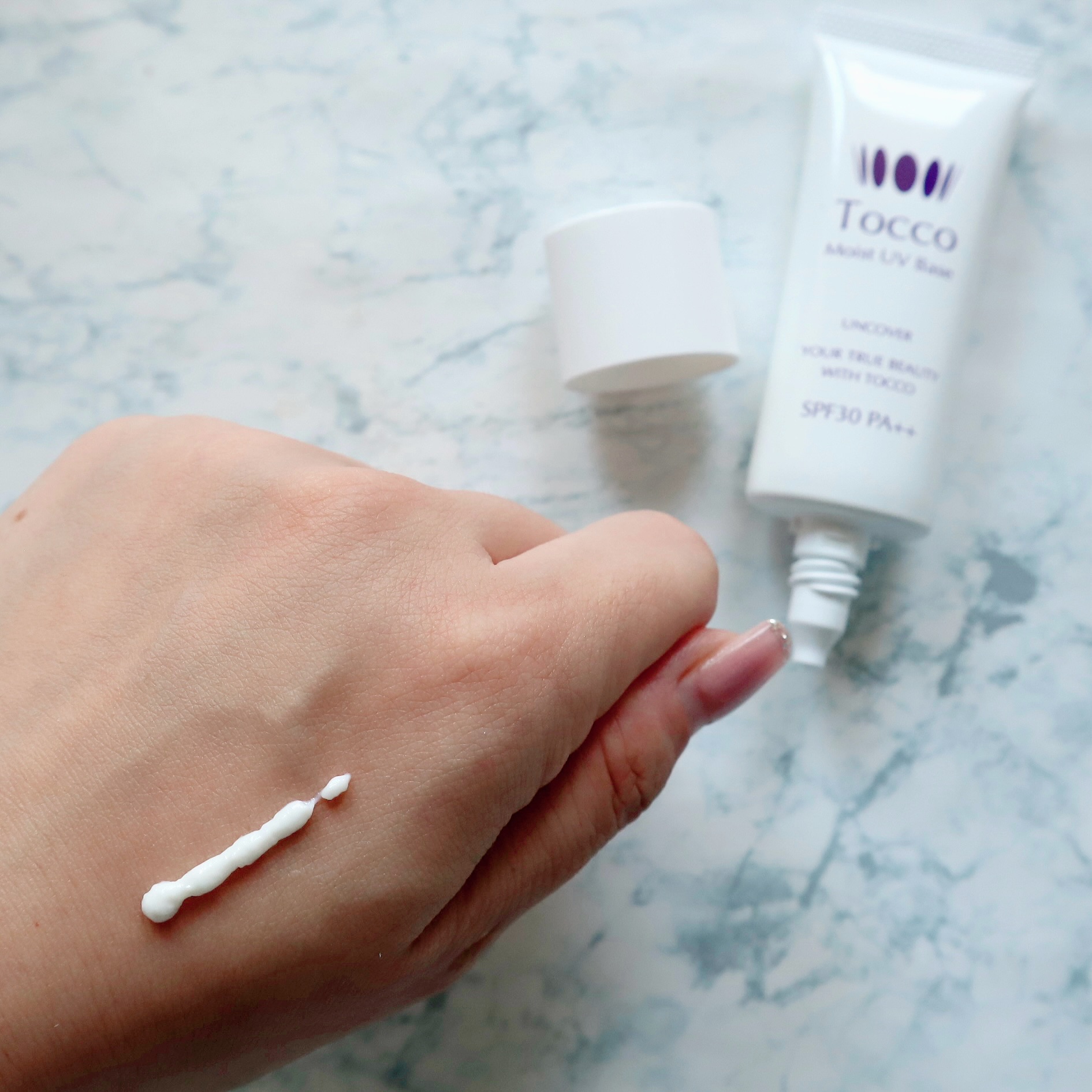 モイストUVベース/Tocco（トッコ）/日焼け止めクリームを使ったクチコミ（2枚目）