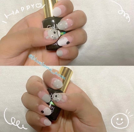 ネイルシール/Qoo10/ネイルシールを使ったクチコミ(8枚目)