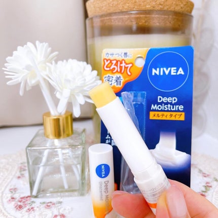 ニベア ディープモイスチャーリップ メルティタイプ/ニベア/リップクリームを使ったクチコミ(2枚目)