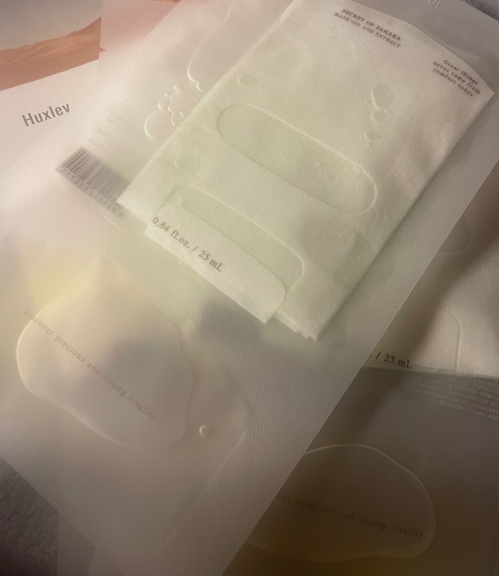 マスク; オイルアンドエクストラクト/Huxley/シートマスク・パックを使ったクチコミ(2枚目)
