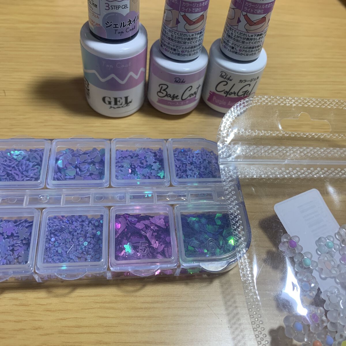 パル カラージェル/キャンドゥ/ジェルネイルを使ったクチコミ（2枚目）