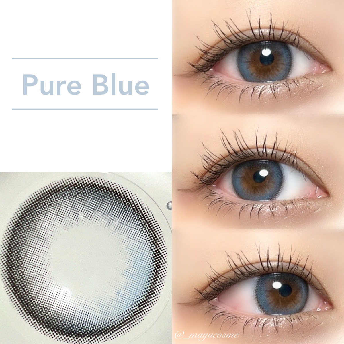 Daisy Shower 1Day/chuu LENS/ワンデー（１DAY）カラコンを使ったクチコミ（3枚目）