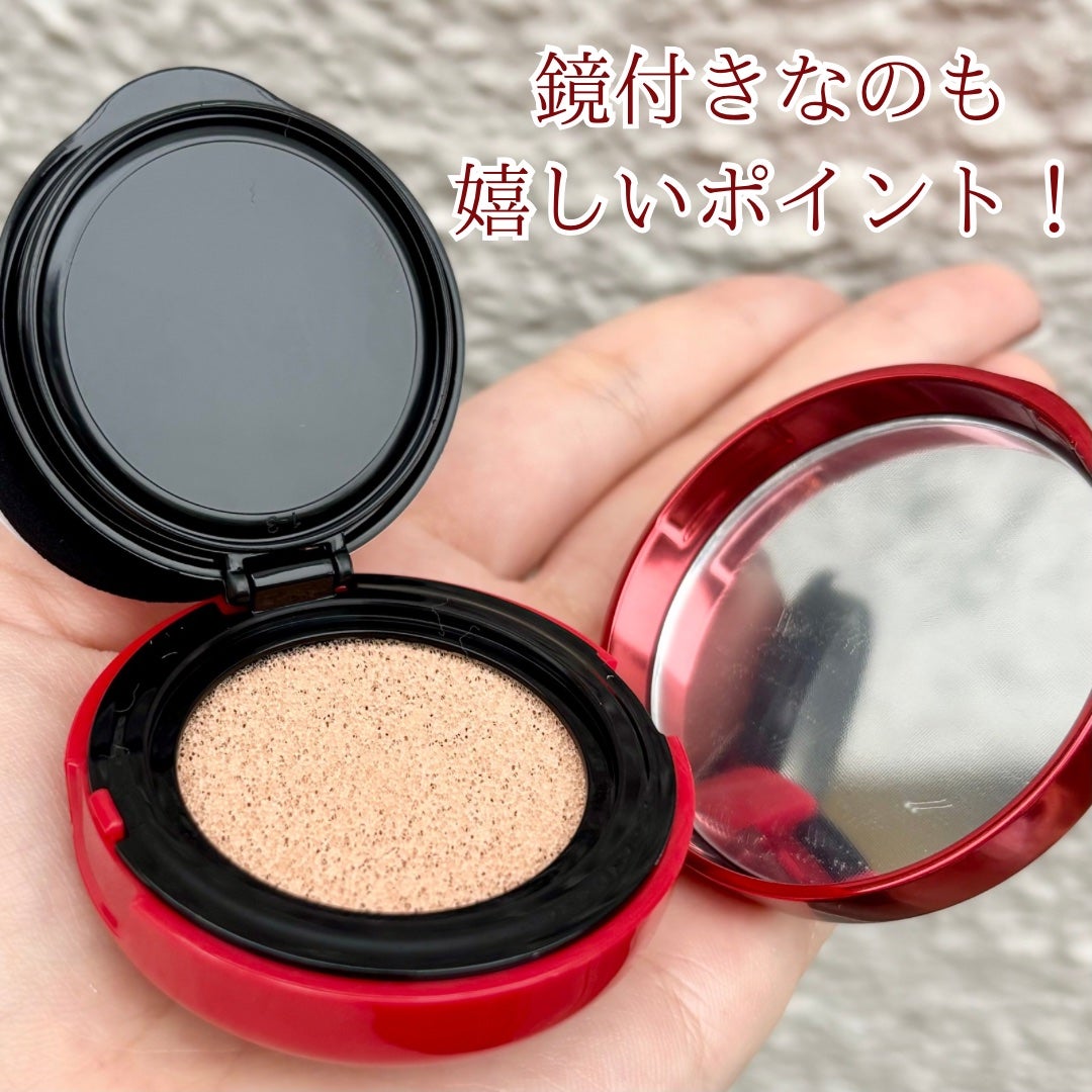 ハイパーカバーフィットクッション red/APRILSKIN/クッションファンデーションを使ったクチコミ(3枚目)